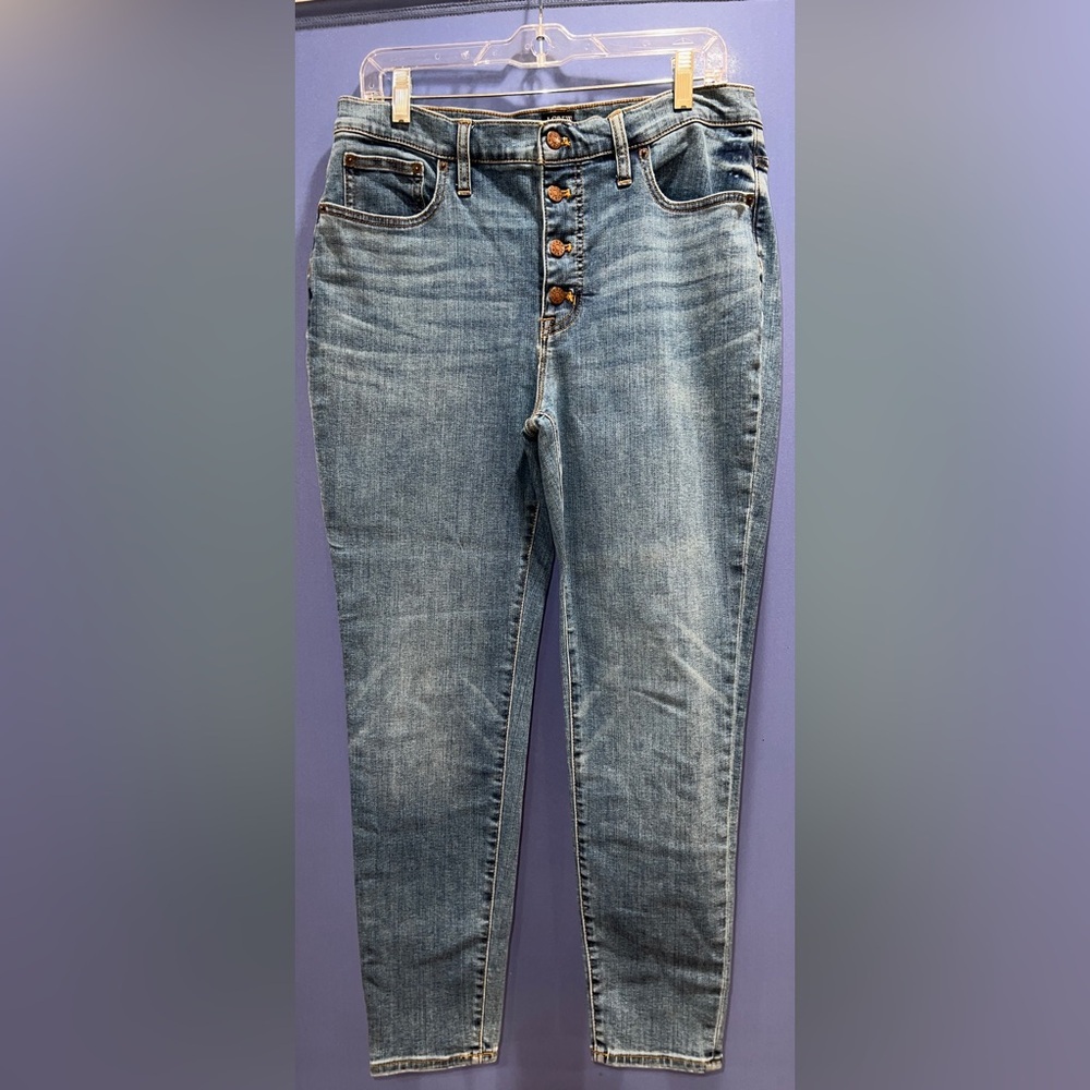 J Crew 9 inch High Skinny Denim